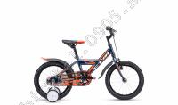 Bicykel CTM Flash 16 modrá oranžová 2022 /Vel:16